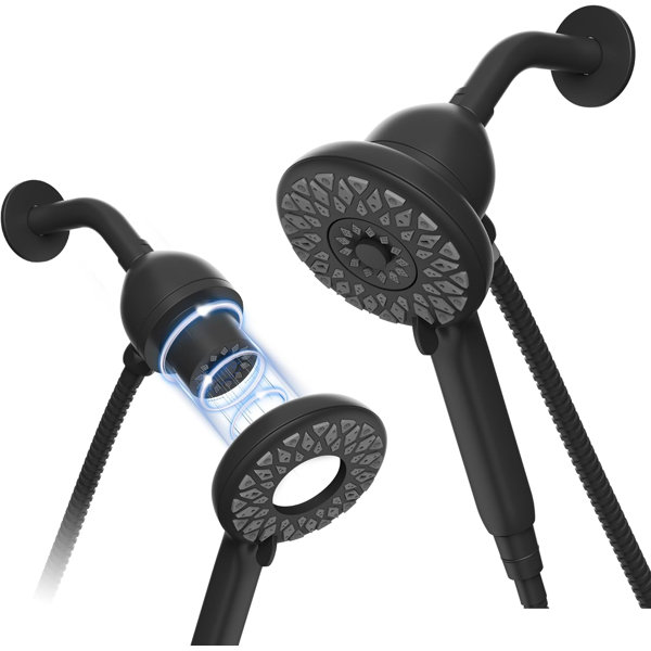 PEKTOL Handheld Shower Head & Rain Shower Head 2IN1 Shower Head Wayfair